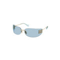 Miu Miu Aube Sunglasses - Light Blue Lenses