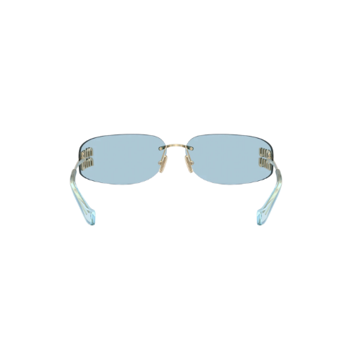 Miu Miu Aube Sunglasses - Light Blue Lenses