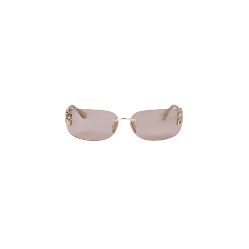 Miu Miu Aube Sunglasses - Bronze Lenses
