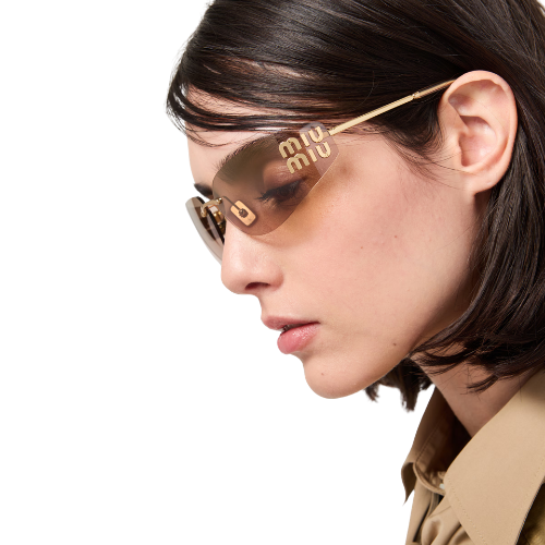 Miu Miu Aube Sunglasses - Bronze Lenses