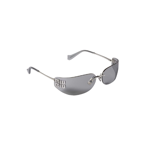Miu Miu Aube Sunglasses - Grey Lenses